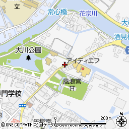 福岡県大川市酒見764周辺の地図