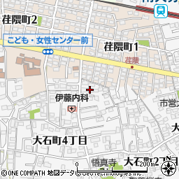 大分県大分市荏隈大石町３丁目404周辺の地図