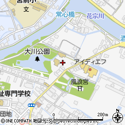 福岡県大川市酒見766-7周辺の地図