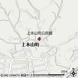 上本山町公民館周辺の地図