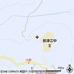 大分県日田市前津江町大野211周辺の地図