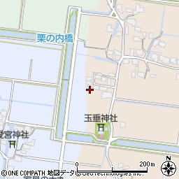 福岡県筑後市富久800-7周辺の地図