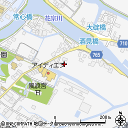 福岡県大川市酒見868-6周辺の地図