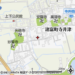 西寺井自治公民館周辺の地図