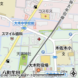 大川信用金庫大木支店周辺の地図