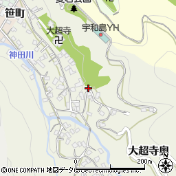 愛媛県宇和島市大超寺奥48周辺の地図