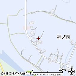 高知県高岡郡四万十町神ノ西周辺の地図
