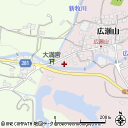 佐賀県西松浦郡有田町広瀬山1885周辺の地図