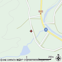 愛媛県北宇和郡松野町富岡652周辺の地図