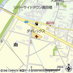 マルショク高田店周辺の地図