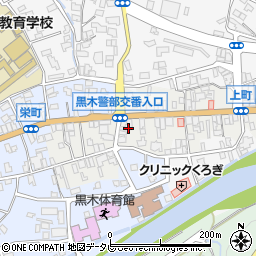 福岡銀行黒木支店周辺の地図