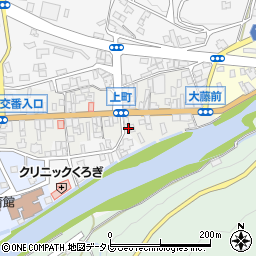 福岡県八女市黒木町黒木周辺の地図