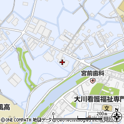 福岡県大川市向島891-4周辺の地図