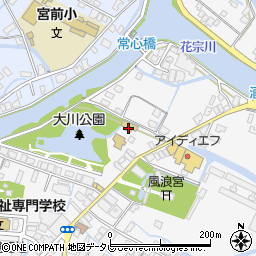 福岡県大川市酒見852周辺の地図