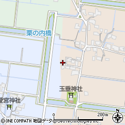 福岡県筑後市富久800-9周辺の地図