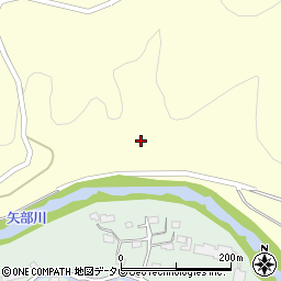 福岡県八女市黒木町北木屋2043周辺の地図