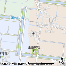 福岡県筑後市富久800-11周辺の地図