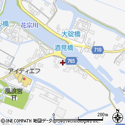 福岡県大川市酒見880-4周辺の地図