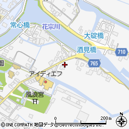 福岡県大川市酒見869-4周辺の地図