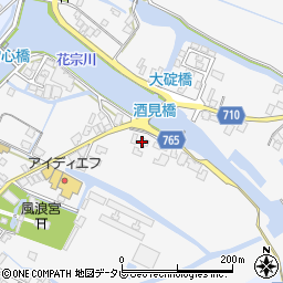 福岡県大川市酒見879周辺の地図
