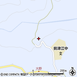 大分県日田市前津江町大野2103周辺の地図