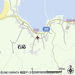 愛媛県宇和島市石応1221周辺の地図