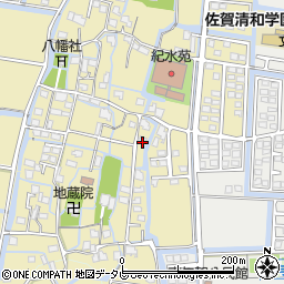 佐賀県佐賀市東与賀町大字飯盛318周辺の地図