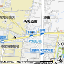 株式会社ヨコハマタイヤネットワークサービス九州　八女店周辺の地図