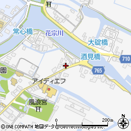 福岡県大川市酒見851-3周辺の地図