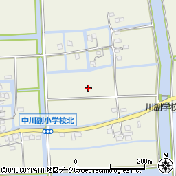 佐賀県佐賀市川副町大字福富周辺の地図