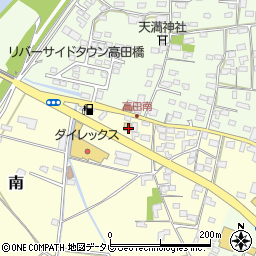 セブンイレブン大分高田店周辺の地図