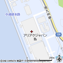 アリアケジャパン周辺の地図