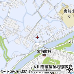 福岡県大川市向島882-13周辺の地図