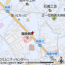 お仏壇の株式会社　大川物流センター周辺の地図