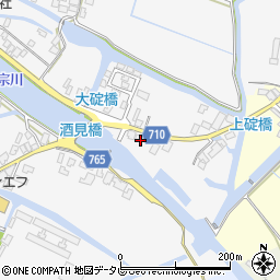 福岡県大川市酒見935周辺の地図