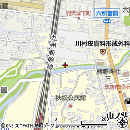 山ノ井川周辺の地図
