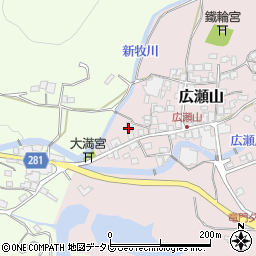 佐賀県西松浦郡有田町広瀬山甲1958周辺の地図