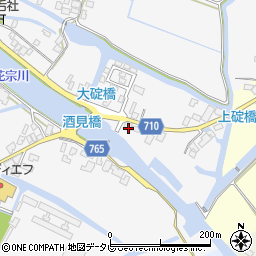福岡県大川市酒見939周辺の地図