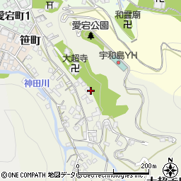 愛媛県宇和島市大超寺奥50周辺の地図