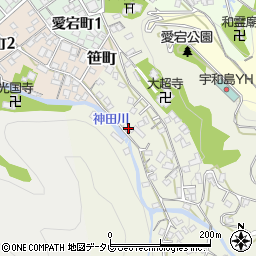 愛媛県宇和島市大超寺奥32周辺の地図