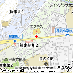 大分県大分市賀来新川周辺の地図