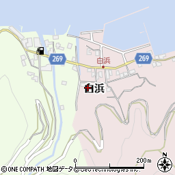 愛媛県宇和島市白浜285周辺の地図