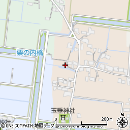 福岡県筑後市富久789周辺の地図