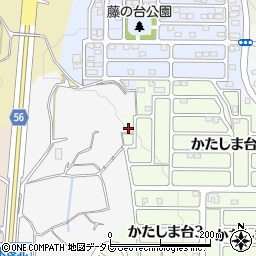 大分県大分市かたしま台1丁目14周辺の地図