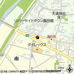 城陽石油株式会社　くるまクリニック高田店周辺の地図