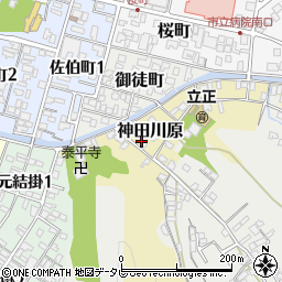 愛媛県宇和島市神田川原106周辺の地図