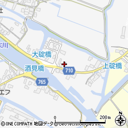 福岡県大川市酒見938-11周辺の地図