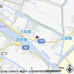 福岡県大川市酒見938-10周辺の地図