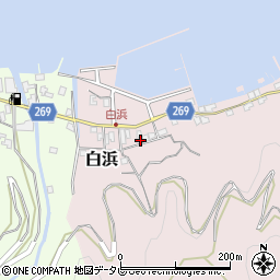 愛媛県宇和島市白浜239周辺の地図