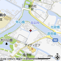 福岡県大川市酒見842-2周辺の地図